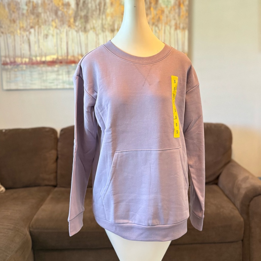 Mondetta Ladies' Knit Fleece Crewneck Sweatshirt, Size S - Picture 3 of 8